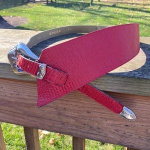 Vintage Red Ruza Belt